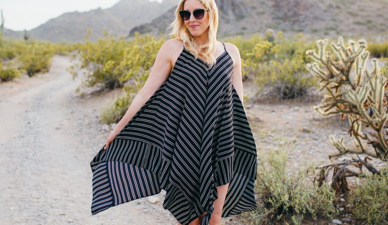 Asymmetrical Dress and Gladiators in the Desert…
